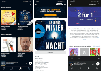 Audible 3 Monate für 4,95 EUR - 50% Rabatt(1)