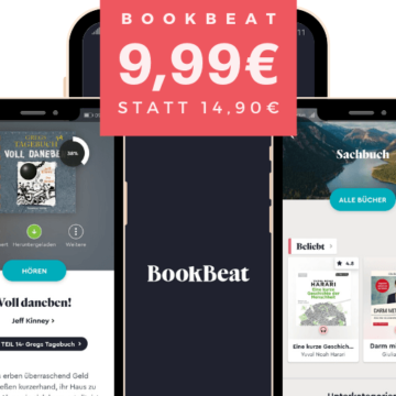 BookBeat reduziert Preis um 30% - 9,99€ statt 14,90 €