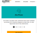 Audible pausieren