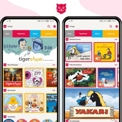 Hörbuch App für Kinder - tigerbooks