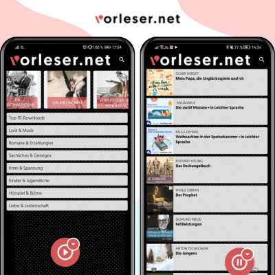Vorleser.net - Kostenlose Hörbuch-App