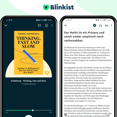 Blinkist - Kernaussagen Sachttitel
