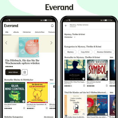 Everand App - Hörbücher und E-Books