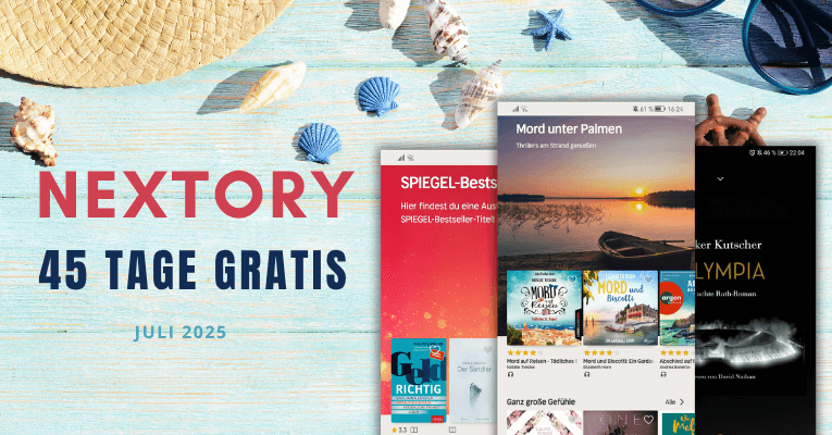 Nextory 45 Tage gratis testen im Juli 2025