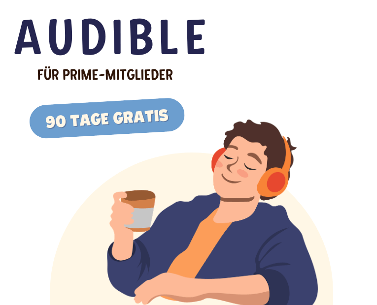 Audible Standard 90 Tage für Prime Mitlgieder